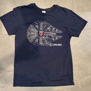 Minnesota Twins Target Field Star Wars Navy T-Shirt